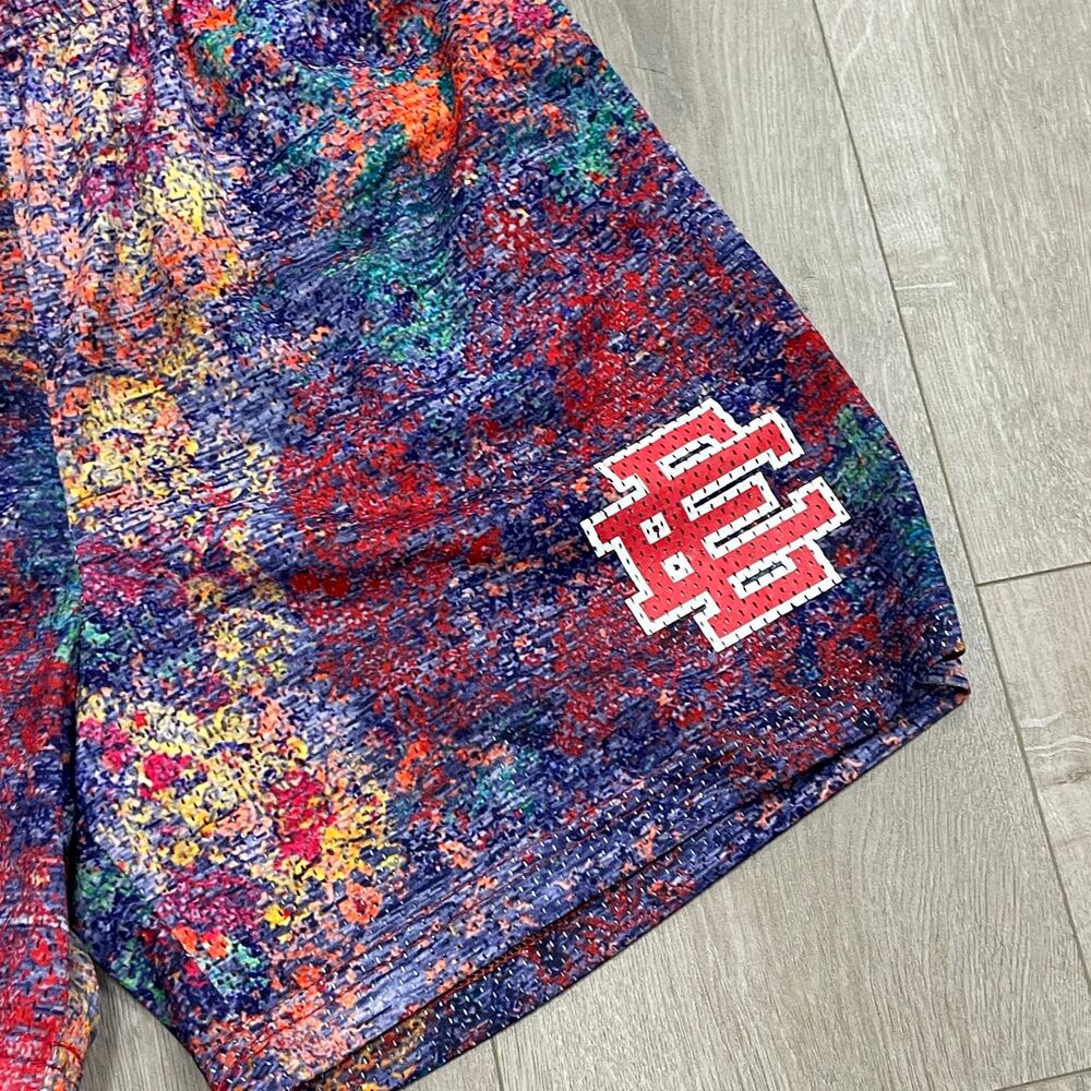 Eric Emanuel Ee Rug Pattern Basic Shorts Size Lar… - image 2